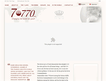 Tablet Screenshot of 7for770.com